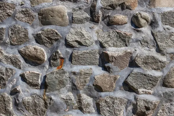 Enorme Textura Pared Piedra Como Fondo — Foto de Stock