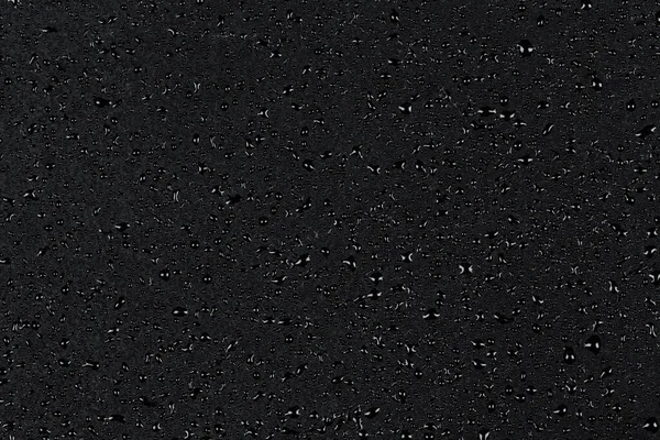 Water Drops Dark Stone Surface Texture Background — Stock Photo, Image