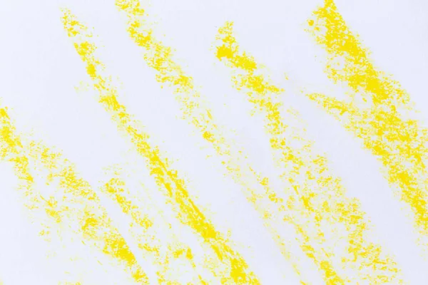 Gelb Weiße Skatch Buntstifte Streichen Textur Hintergrund — Stockfoto