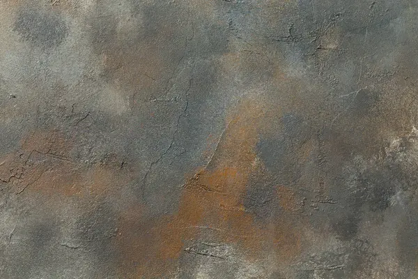 Abstrakcyjny Zardzewiały Czekolada Metaliczny Tło Tekstura Beton Lub Tynk Ręcznie — Zdjęcie stockowe