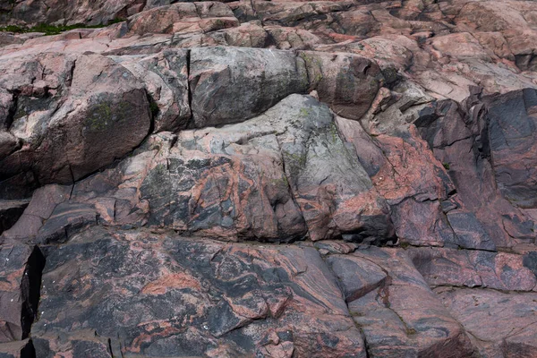 Berget Granit Sten Kan Användas Som Bakgrund — Stockfoto