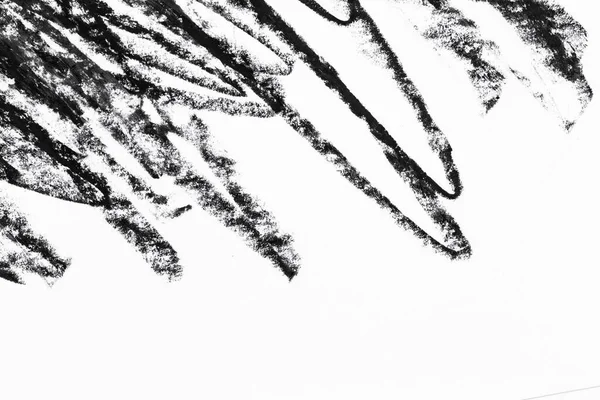 ブラックホワイトスカッチクレヨンストローク質感の背景 — ストック写真