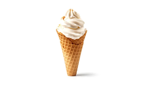 배경에 맛있는 아이스크림 — 스톡 사진