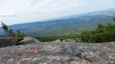 Karpatların dağlarındaki güzel manzara