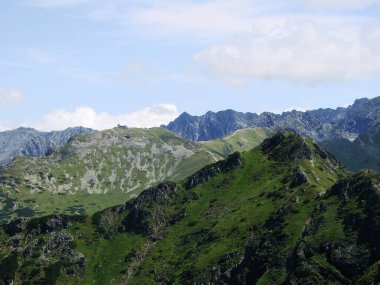 Karpat Dağlarının güzel manzarası