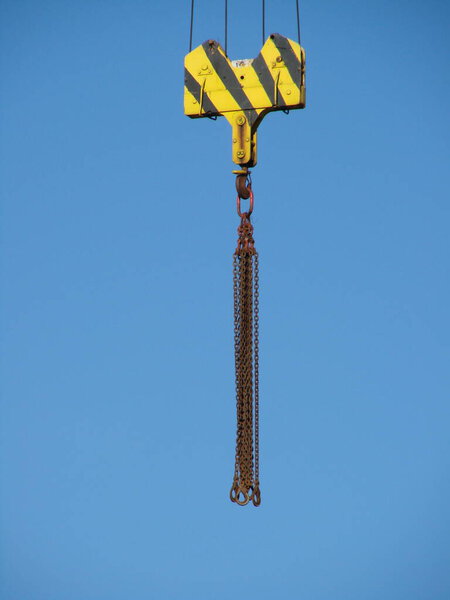 construction crane in the sky