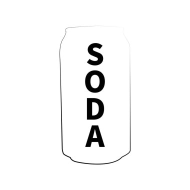 Bir soda kutusu çizimi