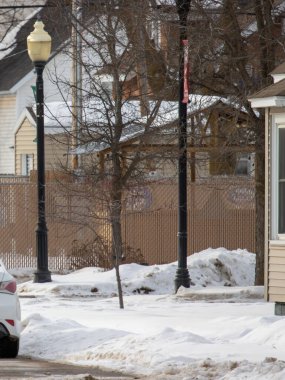 Montreal 'in kış manzarası