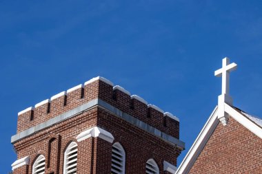 St. Mary Kilisesi 'nin haçı, New York, ABD