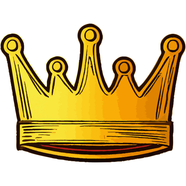 Altın bir tacın resmi.