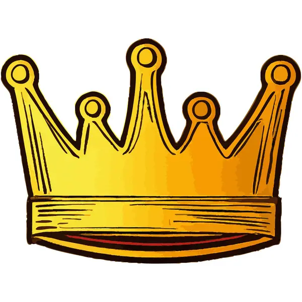 Altın bir tacın resmi.