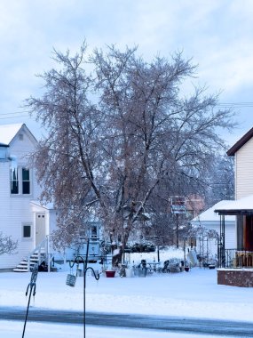 Norveç 'te bir kış sabahı, Michigan.