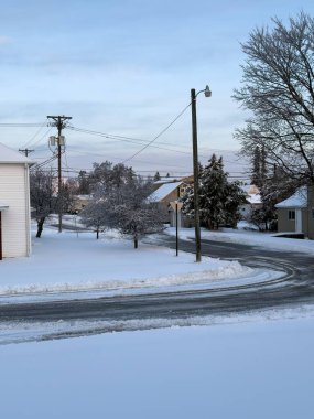 Michigan 'da kış sahnesi