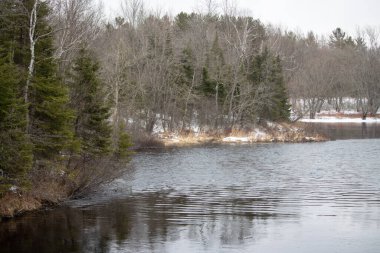 Erken baharda bir göl
