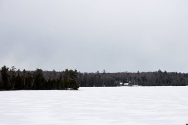 Kanada 'da kış manzarası