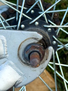 Fındıklı bisiklet tekerleği