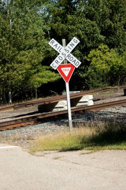 Kanada 'da demiryolu geçidi