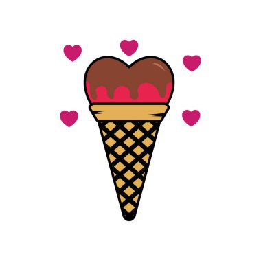 Sevgililer Günü vektörü düz illüstrasyon