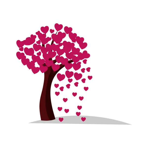 Romantik Aşk Unsurları Sevgililer Günü Nde Güzel Çizimler Festival Tasarımı — Stok Vektör