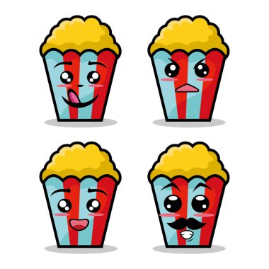 Çıkartma tasarımı için klasik modası geçmiş karakterler ve ögeler.