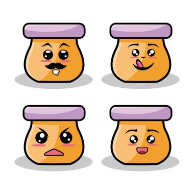 Çıkartma tasarımı için klasik modası geçmiş karakterler ve ögeler.