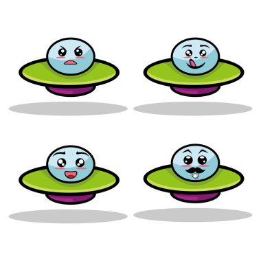 Çıkartma tasarımı için klasik modası geçmiş karakterler ve ögeler.