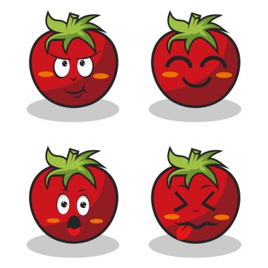 Çıkartma tasarımı posteri için karakterler ve ögeler