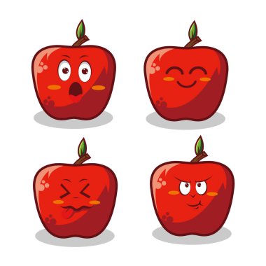 Çıkartma tasarımı posteri için karakterler ve ögeler