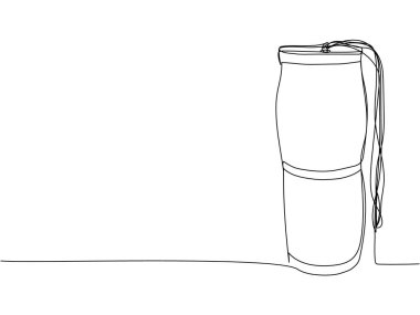 Davul, Buhai bir satır sanat. Ukrayna halk perküsyon enstrümanı, davul, but, kit, sopa, şarkı, bant, perküsyon, ses, bas, müzisyen El çizilmiş vektör çizimi