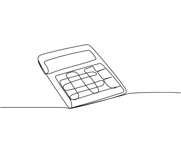 Hesap makinesi, say, defter tutma sanatı. Banka, para, finans, finans, ödeme, veri, tasarruf, ekonomik zenginlik kredisi aralıksız çizimi