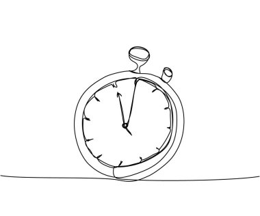 Kronometre, zamanlayıcı, saat bir sanat eseri. Ölçüm, saat, sayım, ölçüm, saat, ekipman, zaman, doğruluk, alarm aralığı hız sayacı elle çizilmiş çizim