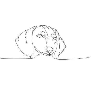 Dachshund kısa saçlı, Teckel, köpek cinsi, yoldaş köpek, av köpeği bir çizgi sanatı. Arkadaş, köpek, köpek, köpek, arkadaşlık, bakım, evcil hayvan, aile, köpek eli çizimleri devam ediyor.