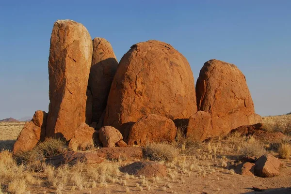 Granitfelsen Sossusvlei Namibia Afrika — Stockfoto