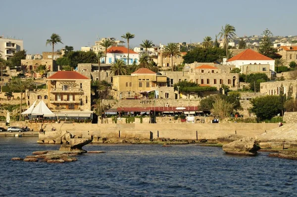 Antico Porto Jbeil Byblos Libano Medio Oriente Asia — Foto Stock