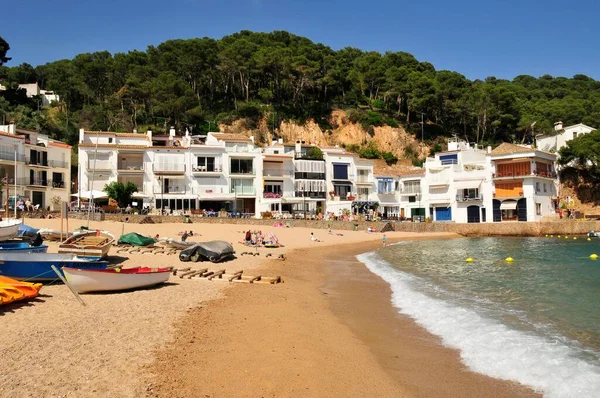 Platja Tamariu Beach Tamariu Costa Brava Spain Iberian Peninsula Europe — Stock Photo, Image