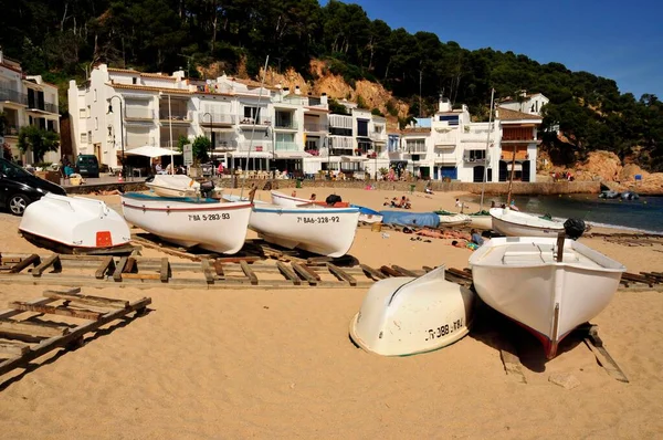 Platja Tamariu Παραλία Tamariu Costa Brava Ισπανία Ιβηρική Χερσόνησο Ευρώπη — Φωτογραφία Αρχείου