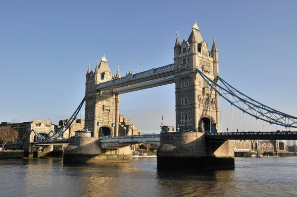 Tower Bridge River Thames Λονδίνο Αγγλία Ηνωμένο Βασίλειο Ευρώπη — Φωτογραφία Αρχείου