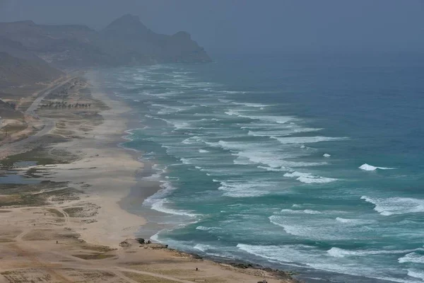 Mughsayl Plajı Zufar Bölgesi Umman Asya — Stok fotoğraf