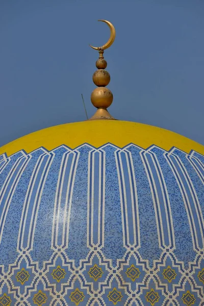 Büyük Taqah Camii Kubbesi Zufar Bölgesi Doğu Umman Asya — Stok fotoğraf
