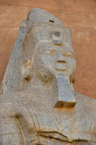 Statue Colossale Temple Tabo Devant Musée National Soudan Khartoum Soudan — Photo