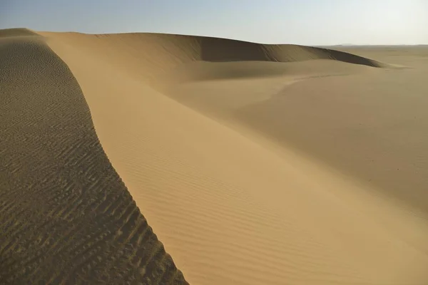 Duinen Nubische Woestijn Dongola Noorden Nubië Soedan Afrika — Stockfoto