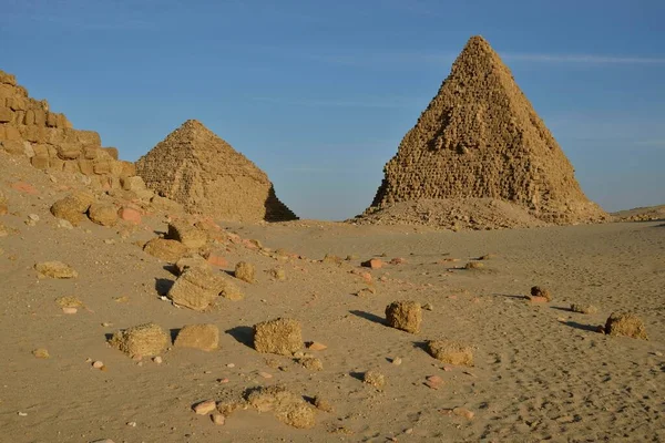 Pyramiden Von Nuri Nord Nubien Sudan Afrika — Stockfoto
