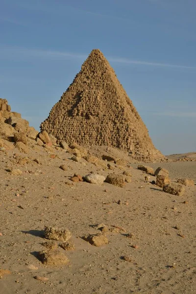 Pyramid Nuri Norra Nubia Sudan Afrika — Stockfoto