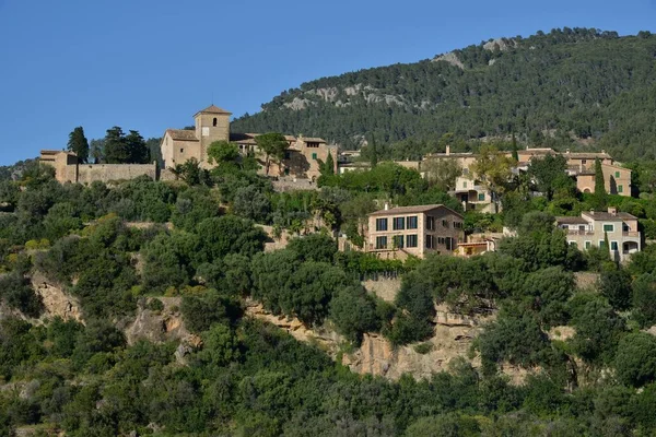 Dei Serra Tramuntana Majorca村 巴利阿里群岛 西班牙 — 图库照片