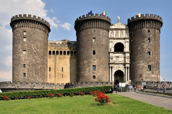 Castel Nuovo Neapel Kampanien Italien Europa — Stockfoto