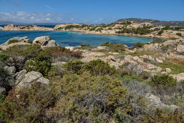 Bay Cala Francese Maddalena Island Province Sassari Gallura Sardinia Italy — стокове фото