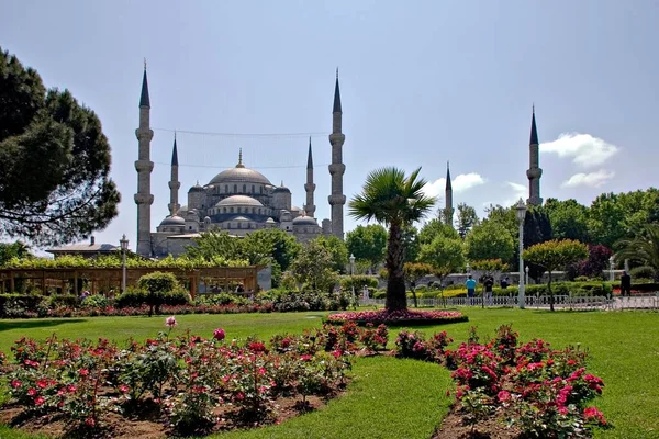 Мечеть Султана Ахмета Голубая Мечеть Стамбул Турция Азия — стоковое фото
