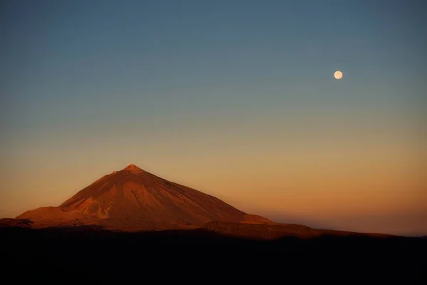 Salida Del Sol Pico Del Teide Observatorio Del Teide Observatorio — Foto de Stock