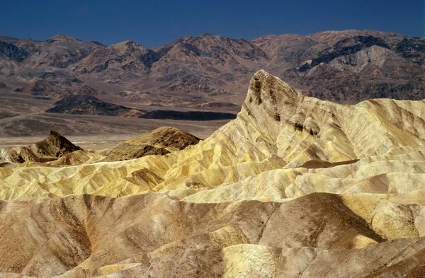 Kilátás Zabriskie Point Death Valley Kalifornia Usa Észak Amerika — Stock Fotó