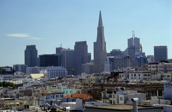 Skyline Del Centro San Francisco California Estados Unidos Norteamérica — Foto de Stock
